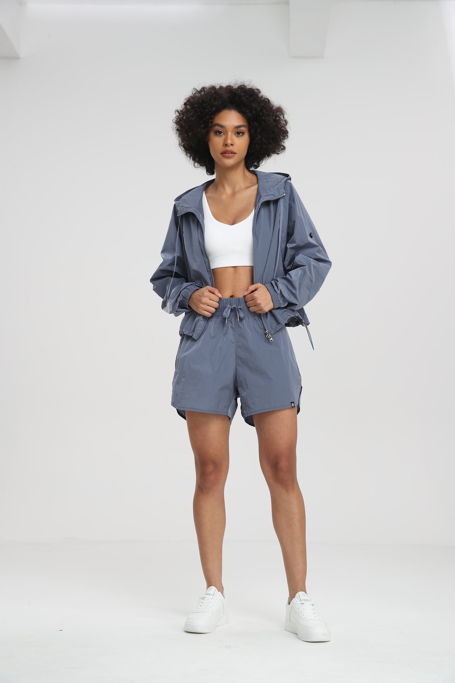 スポーツウェア | 3点セット（ZIPパーカー・スポーツブラ・ショートパンツ）