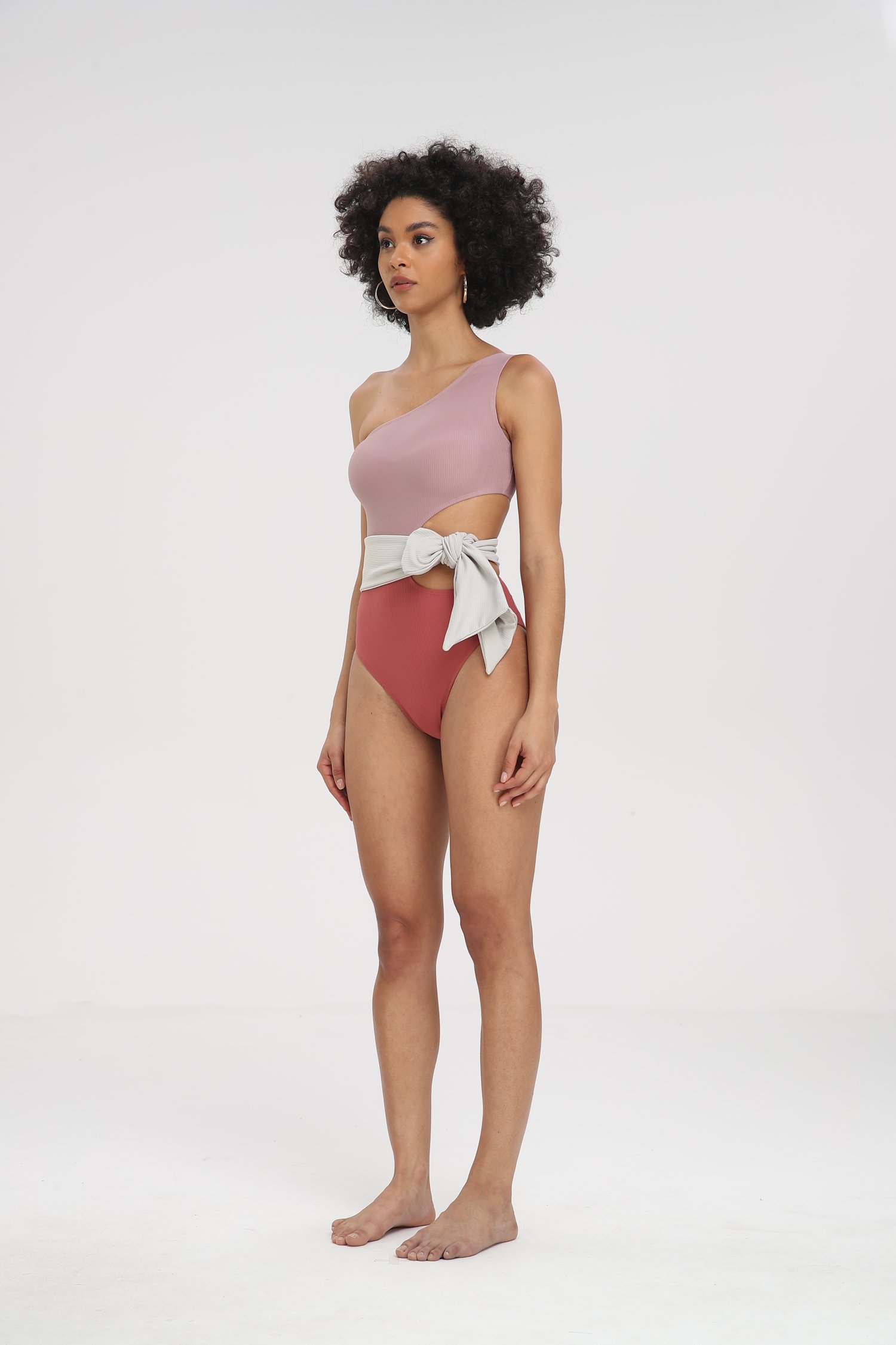 スイムウェア | ワンショルダーワンピース