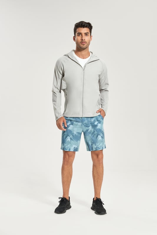 フィットネスウェア | ZIPパーカー＆ハーフパンツ